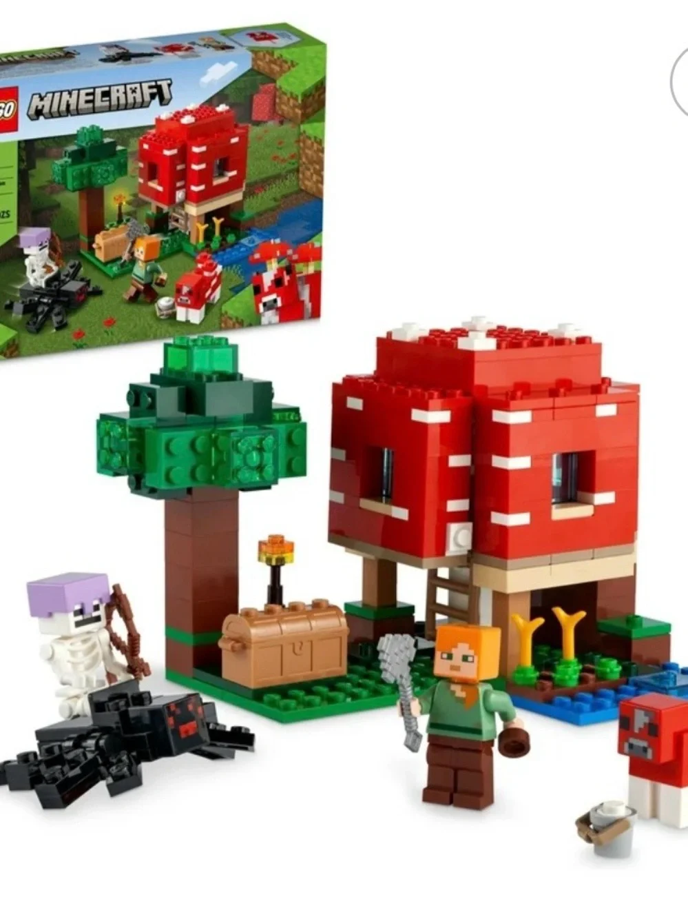LEGO Minecraft Mushroom House Adventure Set - Red